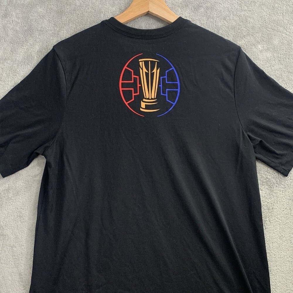 Nike Shirt Men Medium Tall Los Angeles Lakers Black NBA Cup In Season Tournament - Picture 9 of 9